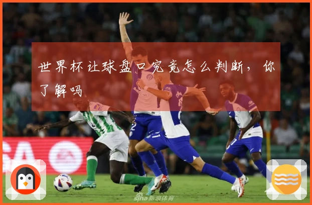 世界杯让球盘口究竟怎么判断，你了解吗