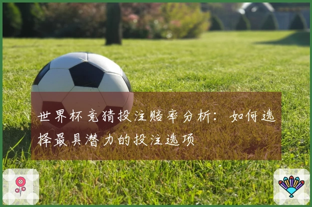 世界杯竞猜投注赔率分析：如何选择最具潜力的投注选项